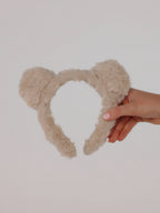 TEDDY HEADBAND - LATTE