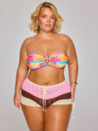 OASIS CROCHET SHORT