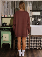NO SLEEP CLUB OVERSIZE SWEATER